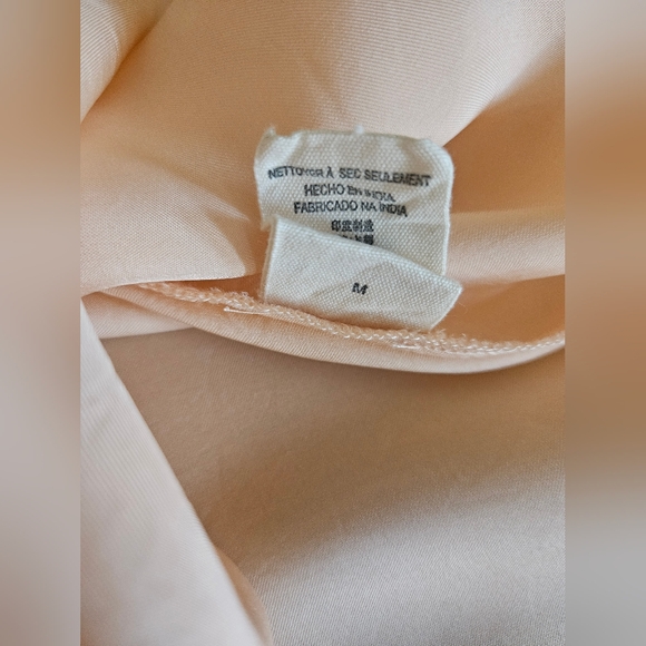 NWT Jen's Pirate Booty Lace Silky Maxi Dress In Peach - Picture 13 of 16